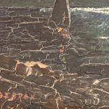 Ancient miniature painting Marine