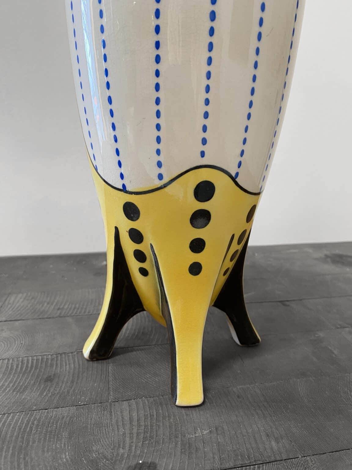 “Rocket” vase by Charles Catteau, Boch-Kéramis, 1923