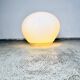 Large 'Nessa' Murano Glass Sphere Lamp In Opal White By Gino Vistosi For Vistosi, Italy 1970S