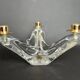 SCHNEIDER 3-branched crystal candlestick