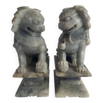 Pair of lions/chinese guardian dogs Fô (Foo Dogs / ShiShi)