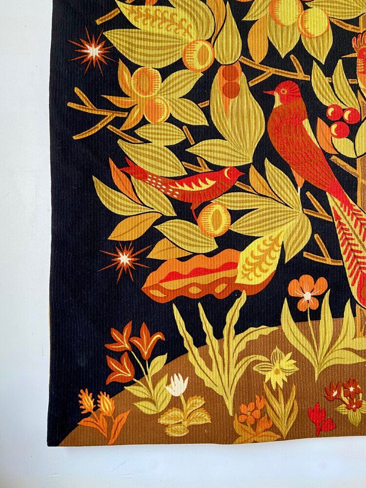 Wall hanging in wool numbered "le mur du nomade" 1971