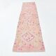 Geometric Tribal Design Runner Rug, Decorative Hallway Runner, 83x340 Cm