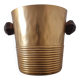 Champagne bucket or art deco champagne bucket 1930 gilded wood