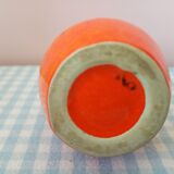 Ceramic vase orange