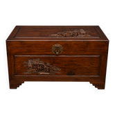 Wooden chest.