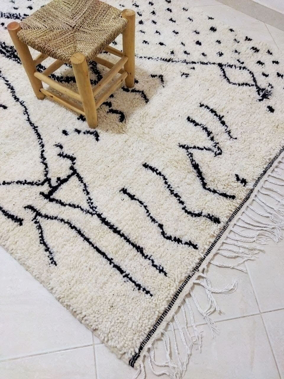 Moroccan Berber Wool Rug 246 x 146cm