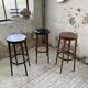 Set of three high bistro stools