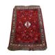 Good quality old oriental rug 100x73cm in red color