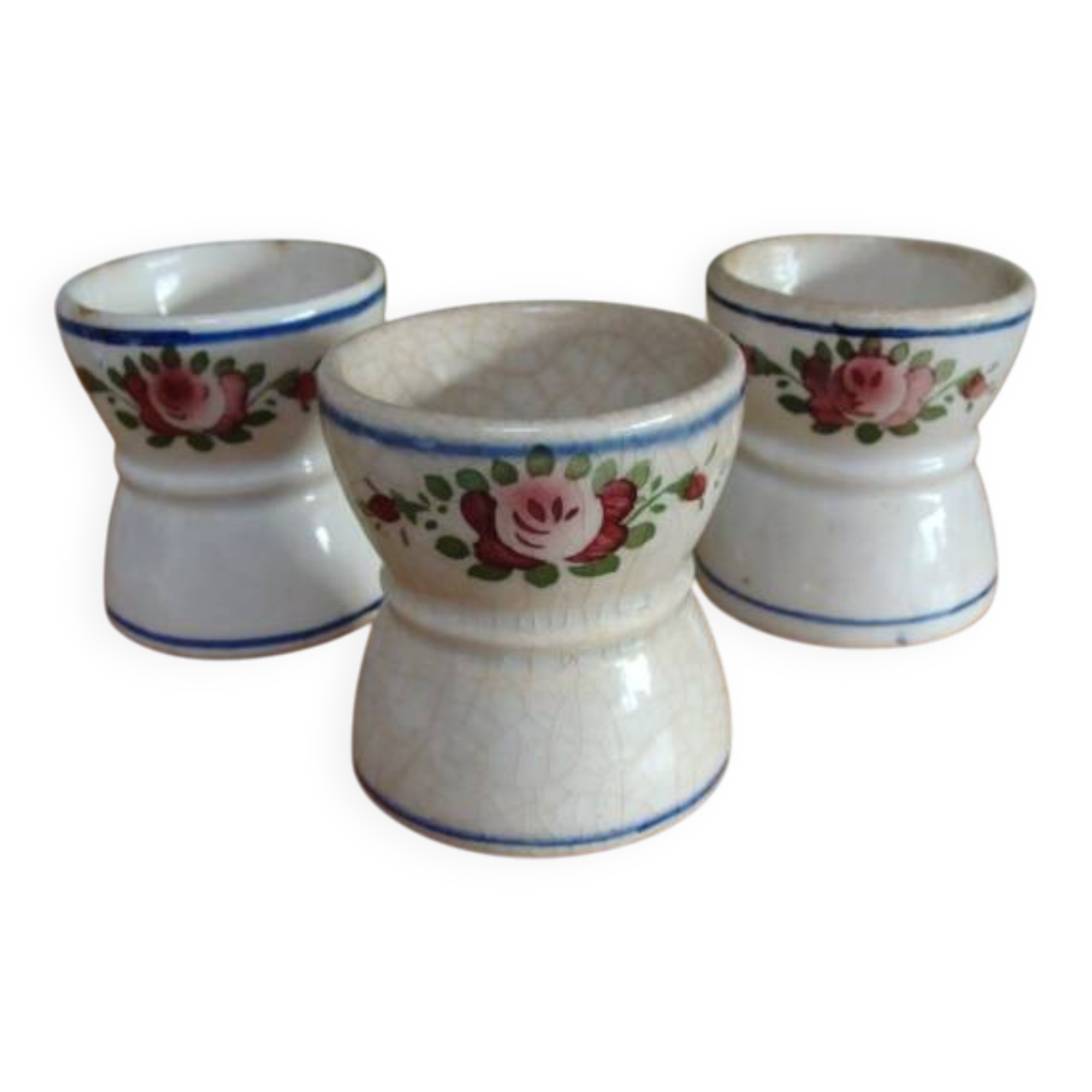 Antique diabolo egg cups