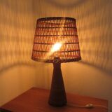 1960 Wicker Lamp