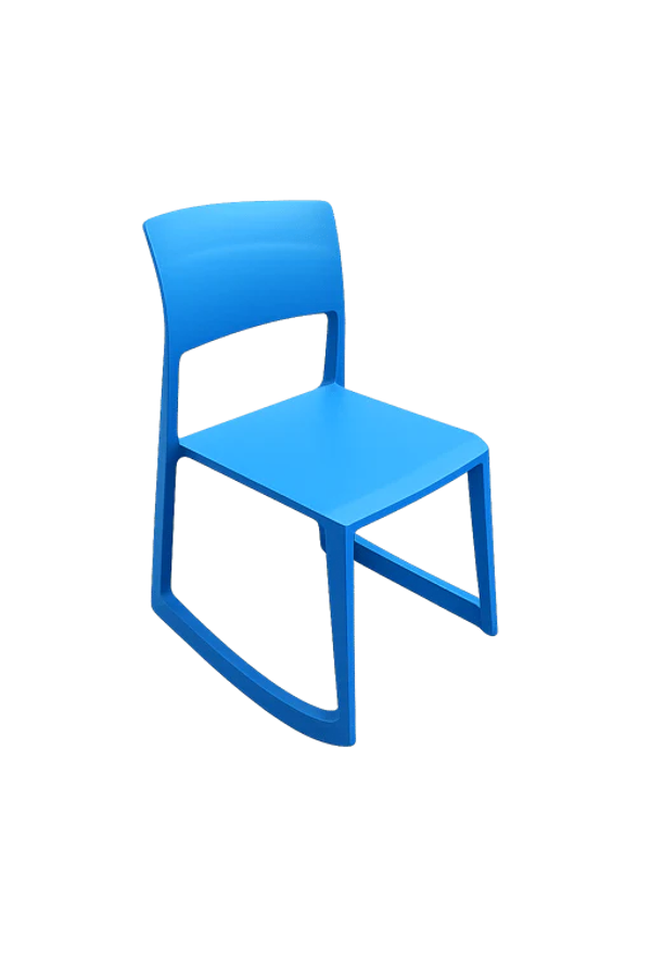 Chaise de cafétéria empilable Pacific Blue