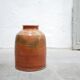 Vintage glazed terracotta pot