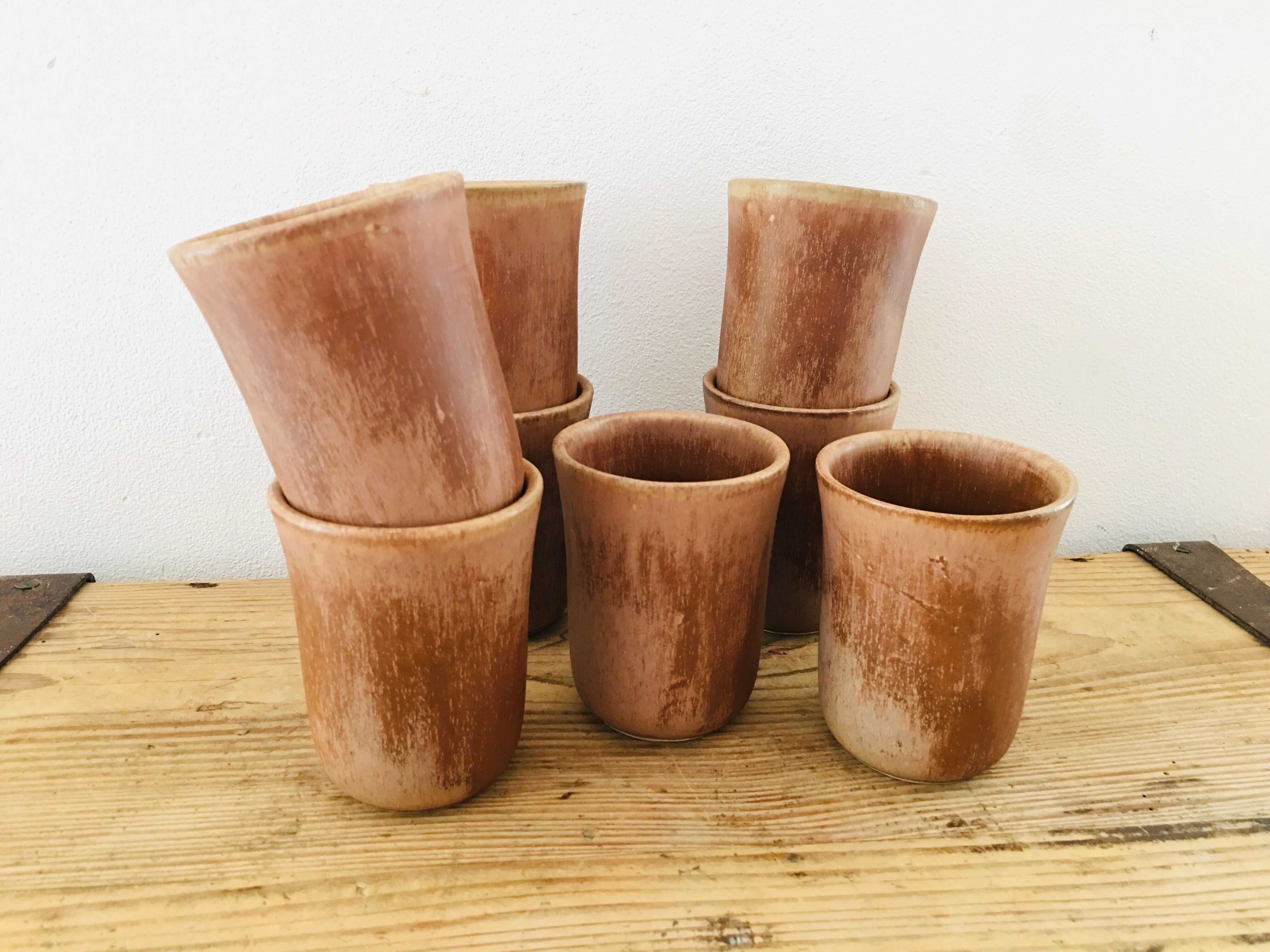 Sandstone cups