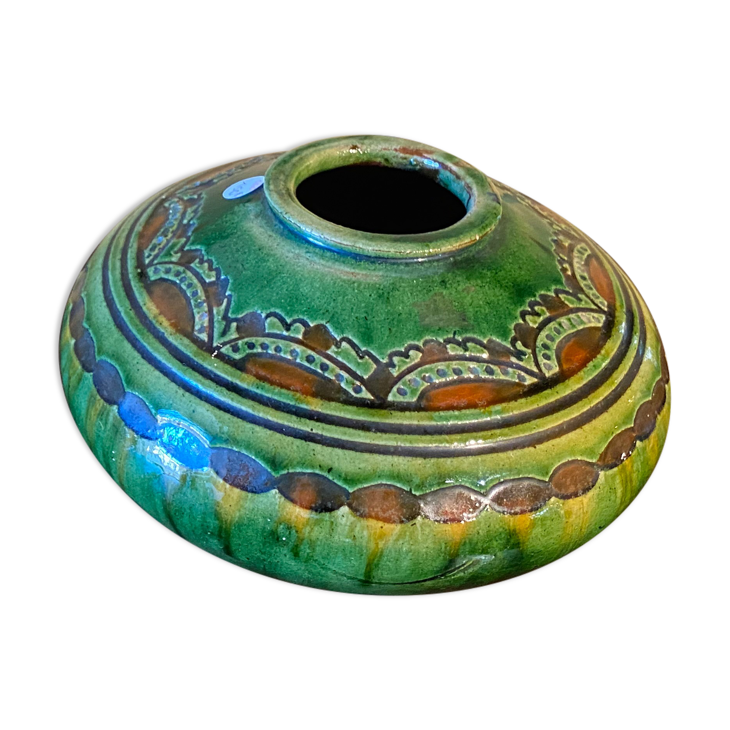 Ceramic vase signed tito vallauris