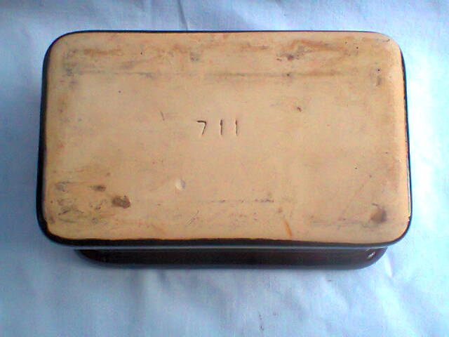 Vintage earthenware terrine
