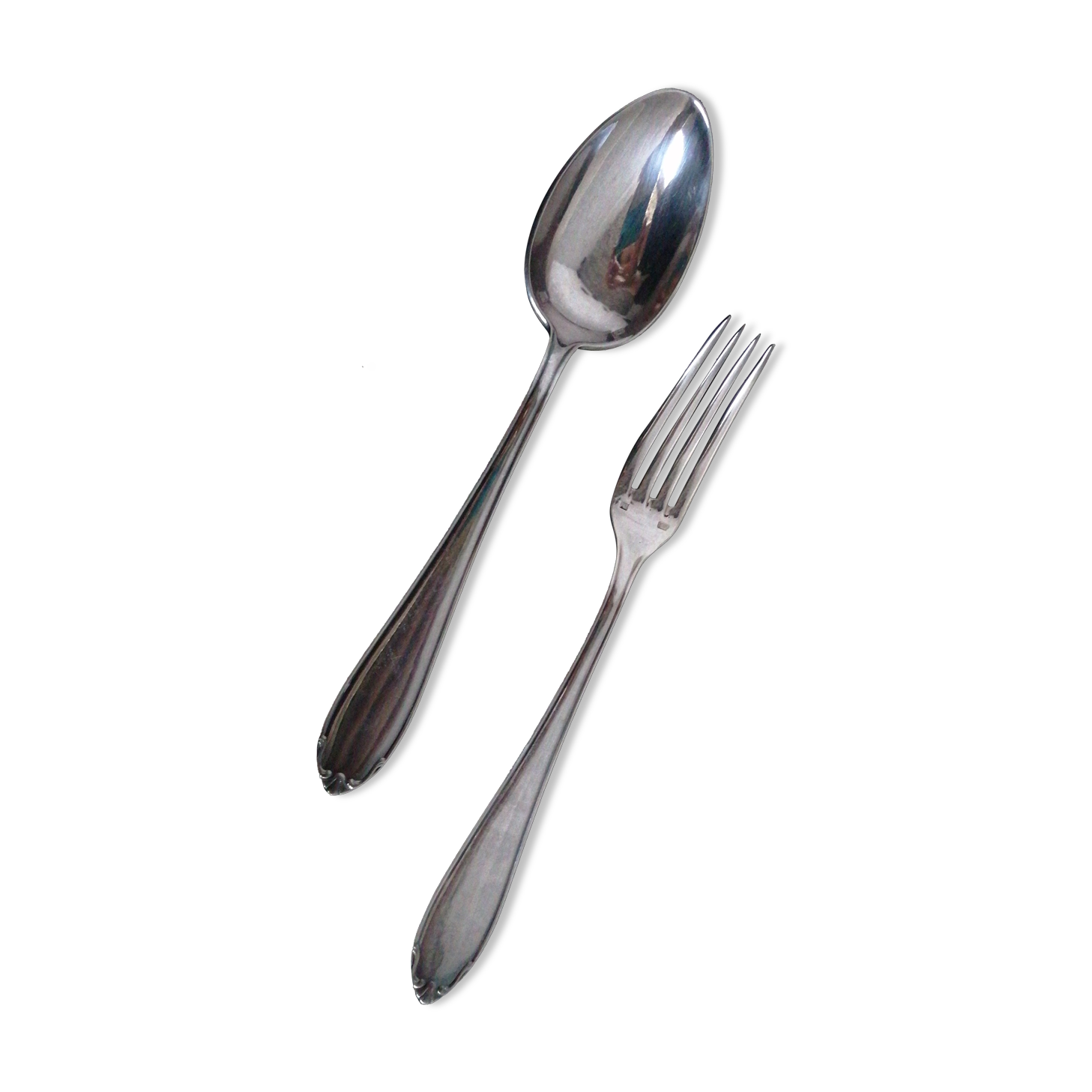 Wedding covers, fork and spoon