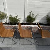 Chairs by Mies Van der Rohe, canework