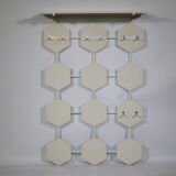 Space age design wall coat rack, 1960s 1970s
