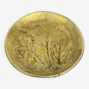 Vide poche bronze herbier années 50