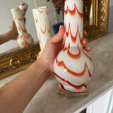 Opaline soliflore vase in the 70s