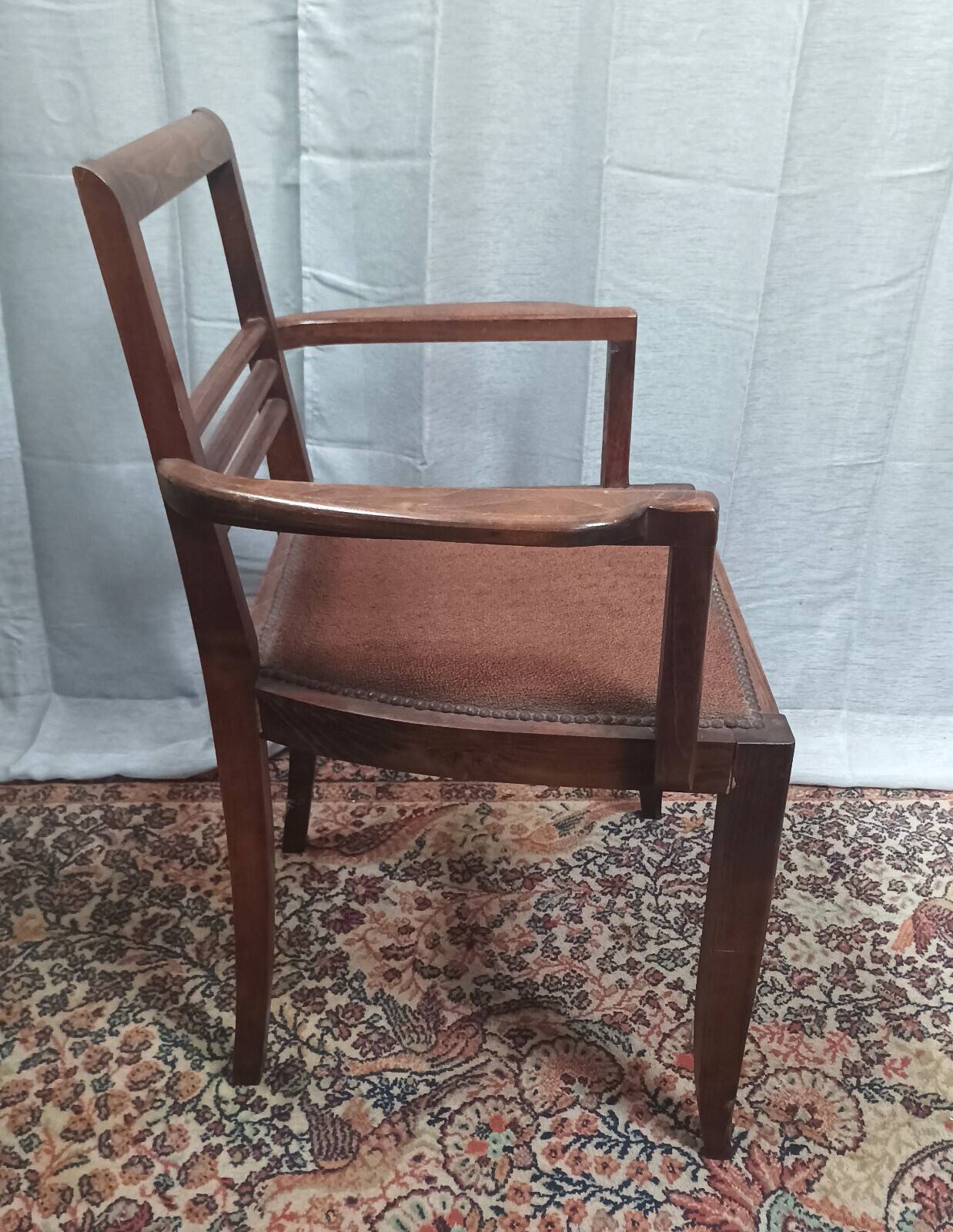 Fauteuil René Gabriel (dans le goût) en hêtre 1950