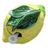 Lemon-shaped slip pot