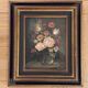 Oil on canvas by henri bonhotal - floral still life