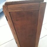 Oak country wall cabinet