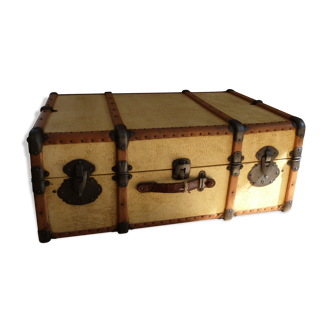 Partially renovated old trunk