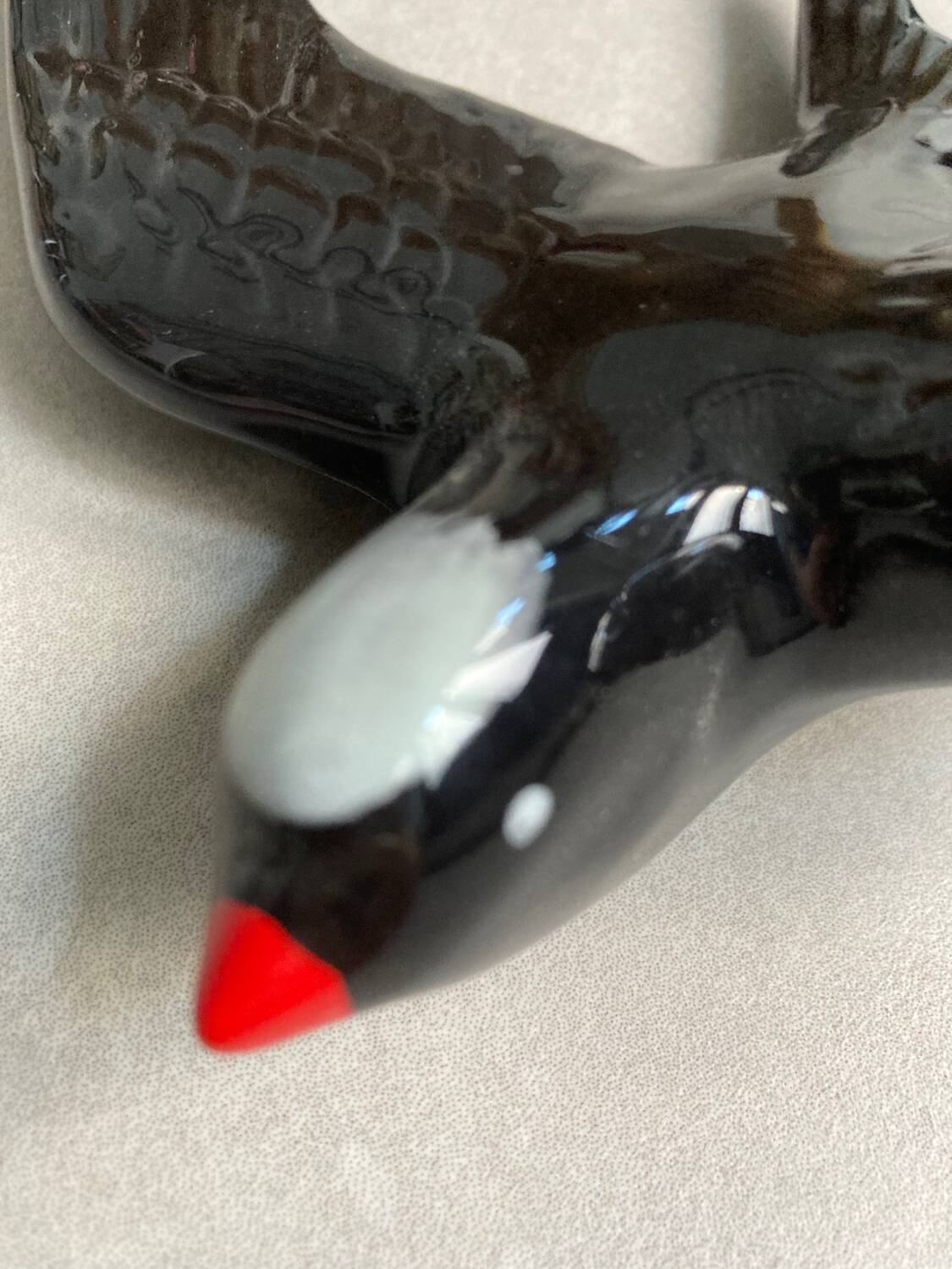 Vintage ceramic swallow L17cm