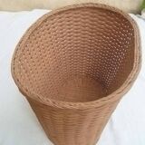 rattan waste paper basket