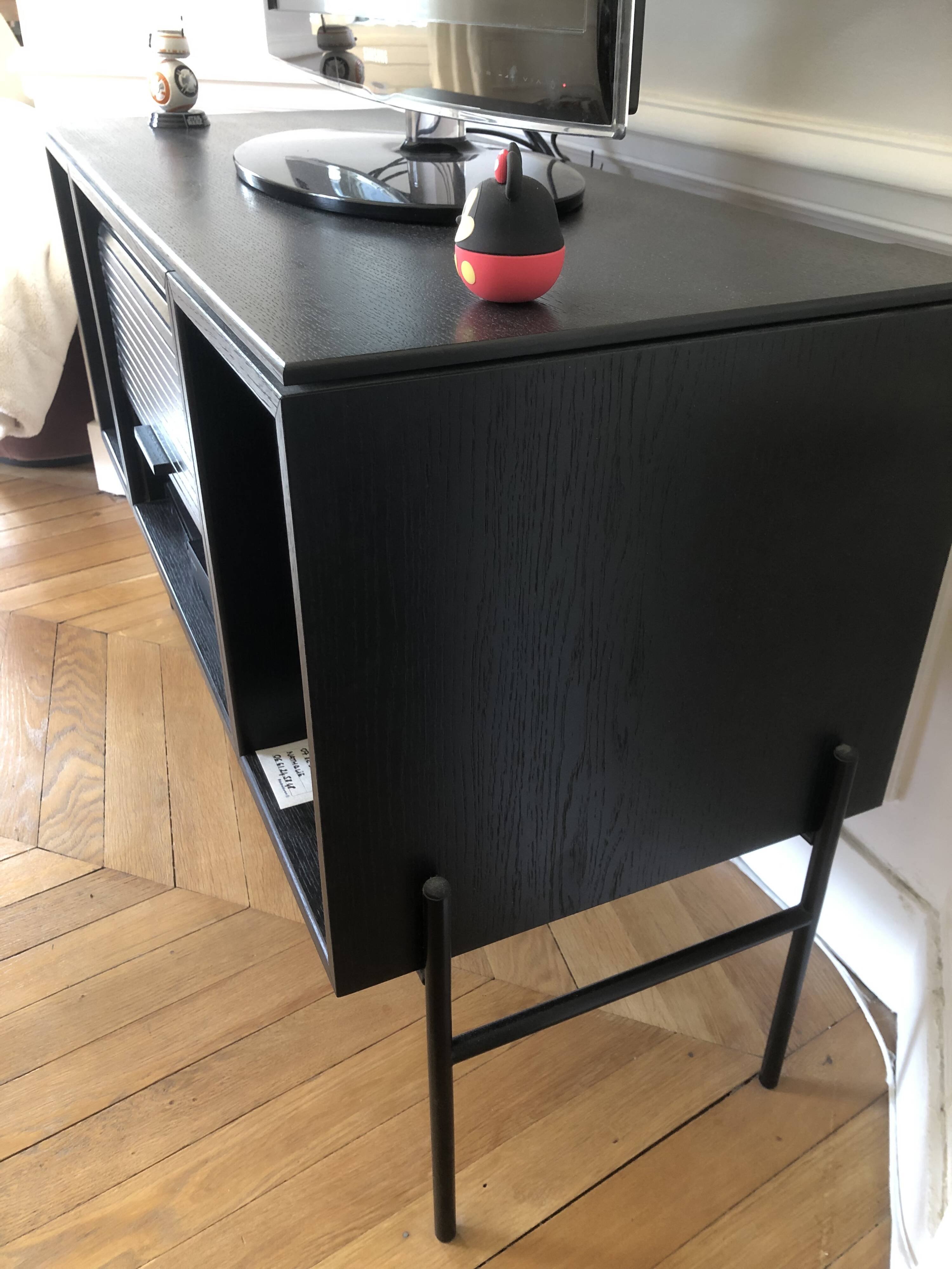 Northern Hifive storage system black TV cabinet