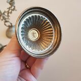 Pair of mini candlesticks small metal table candlesticks