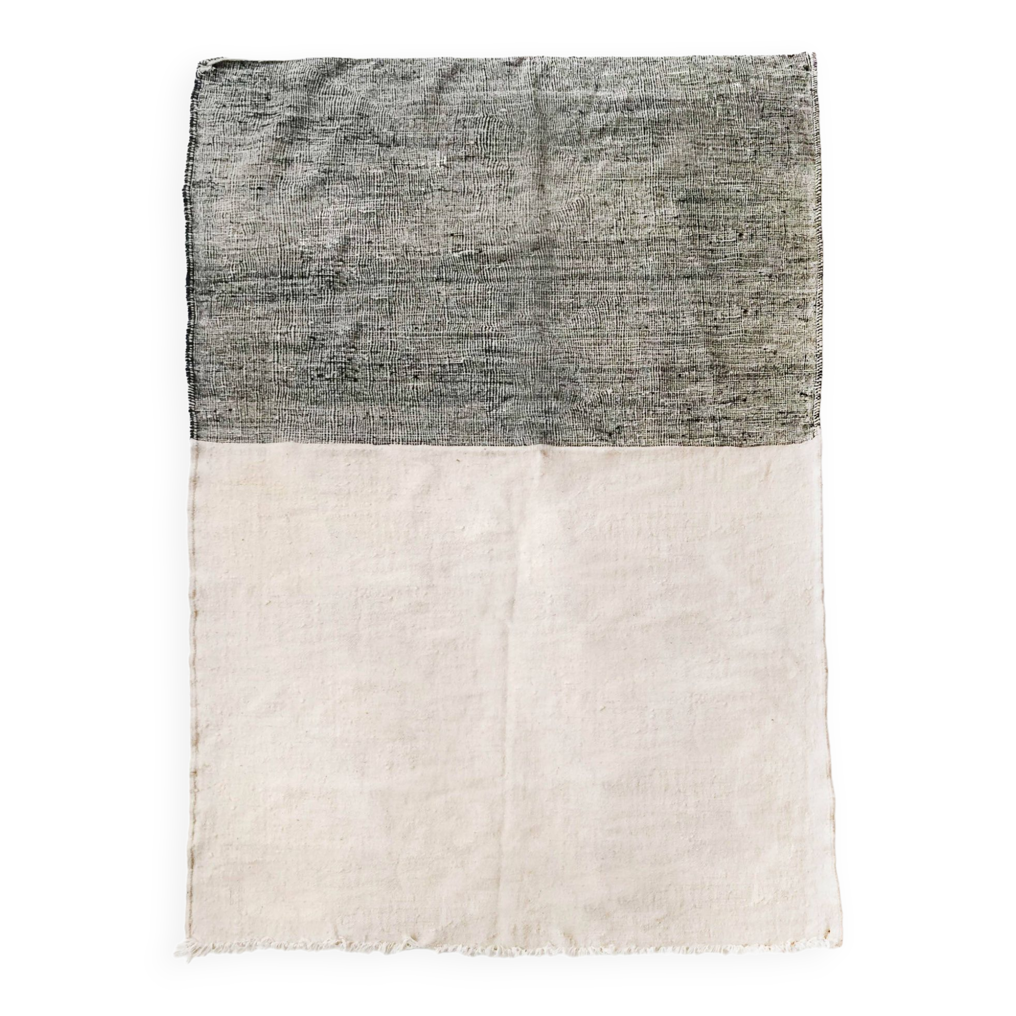 Two-tone Moroccan Berber kilim 3.03x1.74m