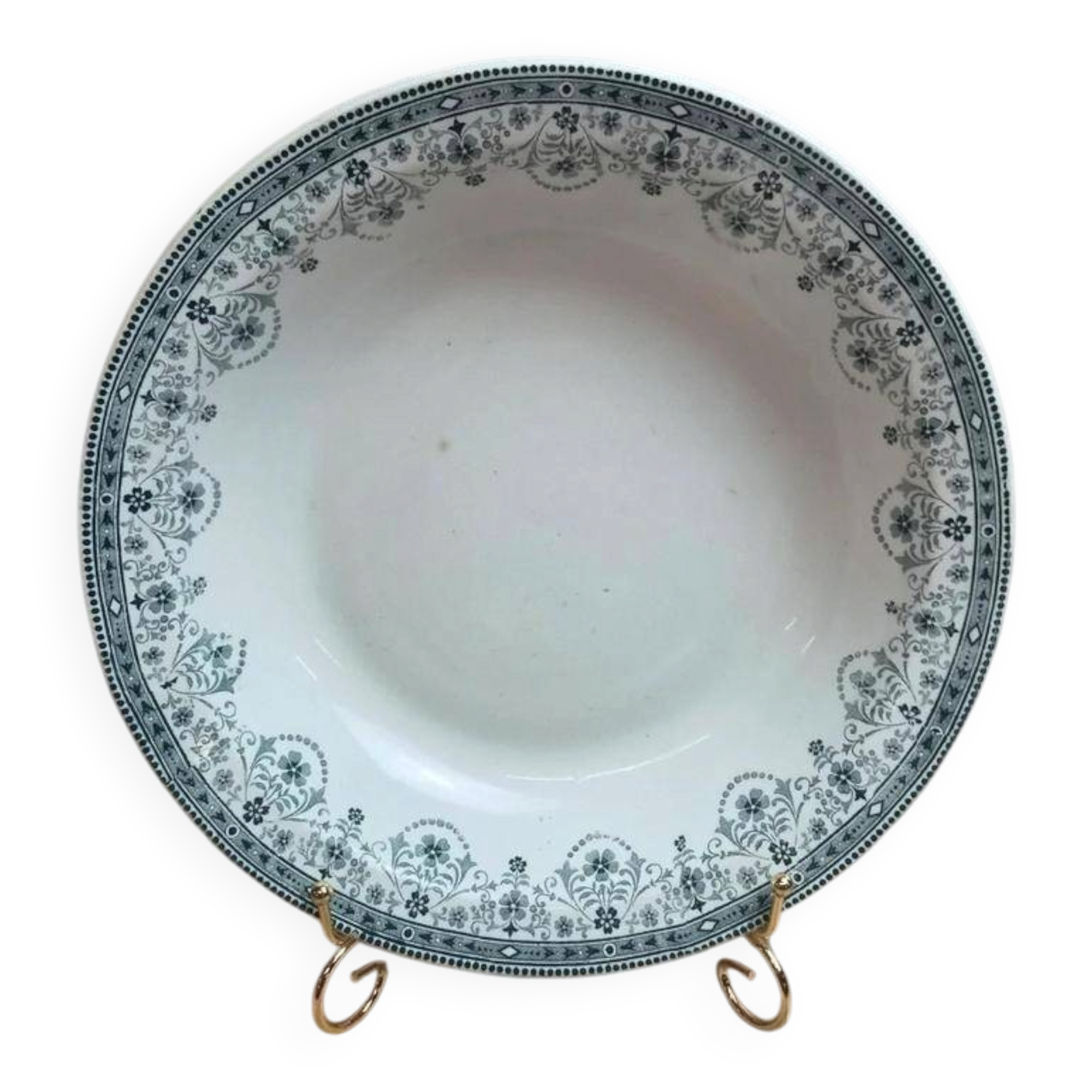 Round deep plate Moulin des Loups – Marceau model