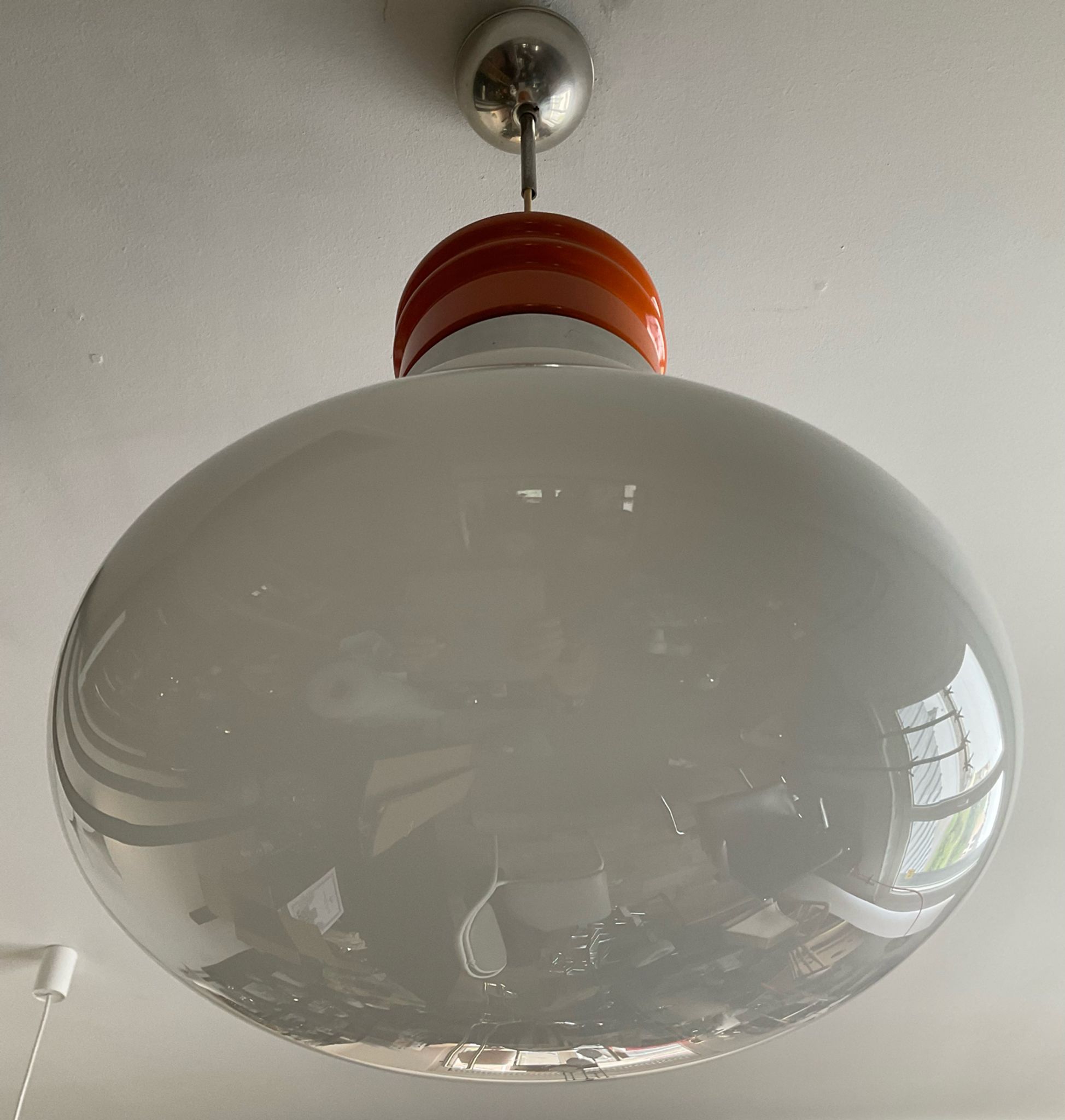 Mazzega pendant lamp in Murano glass from the 60s-70s