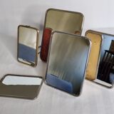 Set of five barber mirrors to install or hang