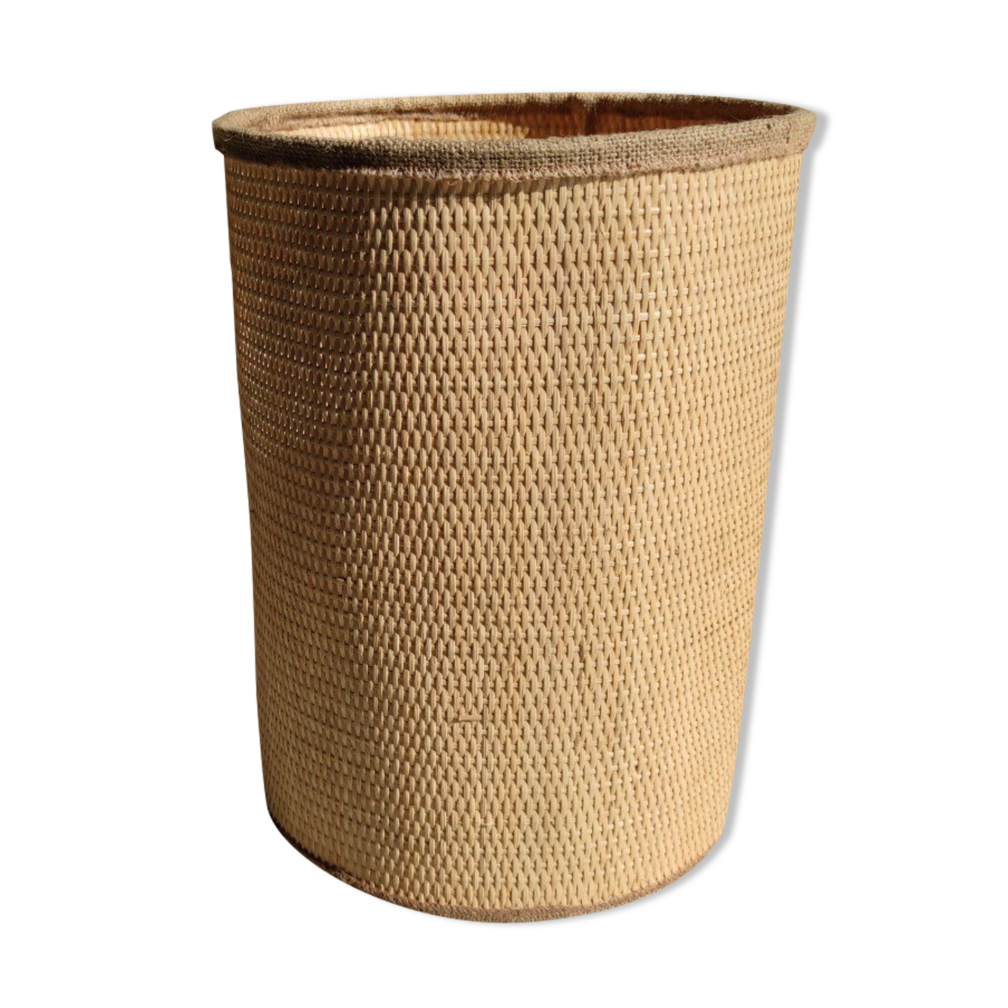Lampshade in natural braided fiber h:40cm; d:20cm