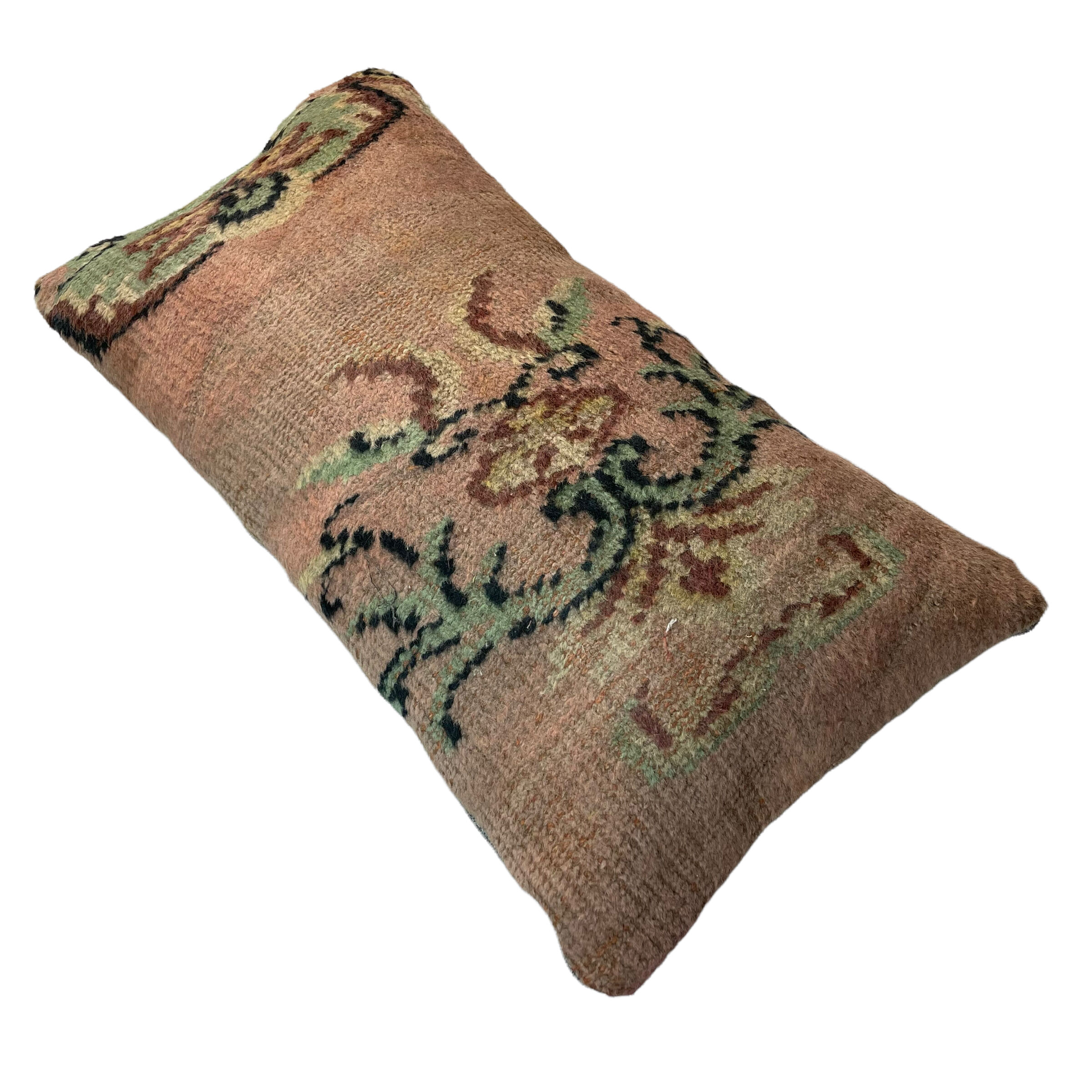 Vintage turkish handmade cushion cover, 30 x 60 cm