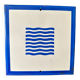 Waves vintage europe industrial enamel sign decoration
