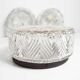 Lot de 3 plafonniers en verre 60