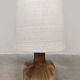 Vintage ceramic table lamp earth tones