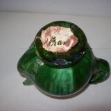 Signed ceramic teapot
