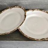 2 Chabrol & Poirier round dishes