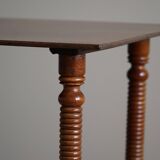 Danish side table / Pedestal with finely carved legs, early 20th century