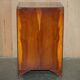 Military desk Harrods in Burr Yew wood with leather, country style.