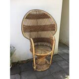 Rattan peacock chair