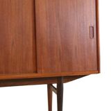 Deens en teck du milieu du siècle design Westergaard midboard 'Snertinge' | 200,5 cm