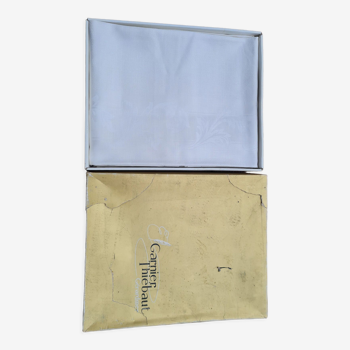 Nappe rectangulaire et ces 12 serviettes damassée neuve ancien 300 x170 cm
